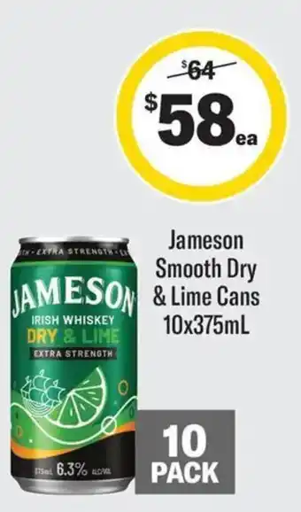 JAMESON & Lime Cans