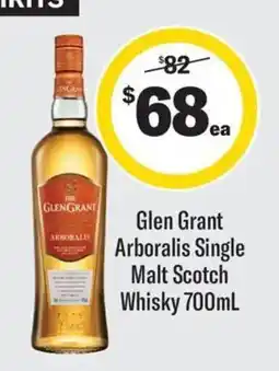 Coles Glen Grant Arboralis Single Malt Scotch Whisky offer