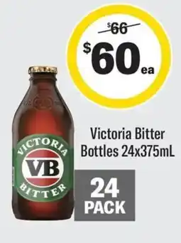 Coles Victoria Bitter Bottles offer