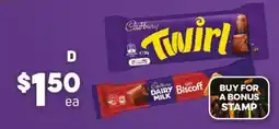 Foodland Cadbury Twirl offer