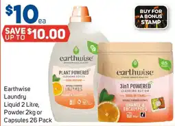 Foodland Earthwise Laundry Liquid Powder Capsules offer