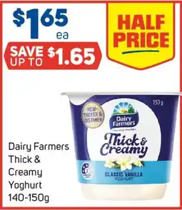 Foodland Dairy Farmers Thick & Creamy Yoghurt offer