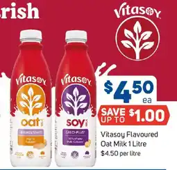 Foodland Vitasoy Flavoured Oat Milk offer
