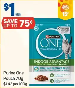 Foodland Purina One Pouch offer