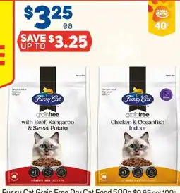 Foodland Fussy Cat Grain Free Dry Cat Food offer