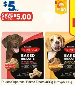 Foodland Purina Supercoat Baked Treats offer