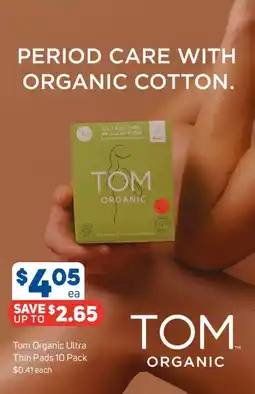 Foodland Tom Organic Ultra Thin Pads offer