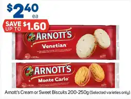 Foodland Arnott's Cream or Sweet Biscuits offer