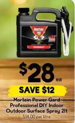 Drakes Mortein Power Gard Professional DIY Indoor Outdoor Surface Spray offer