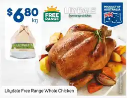 Foodland Lilydale Free Range Whole Chicken offer