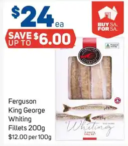 Foodland Ferguson King George Whiting Fillets offer