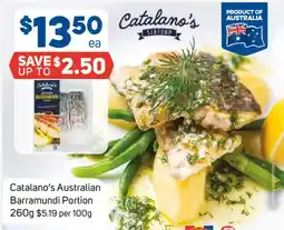 Foodland Catalano's Australian Barramundi Portion offer