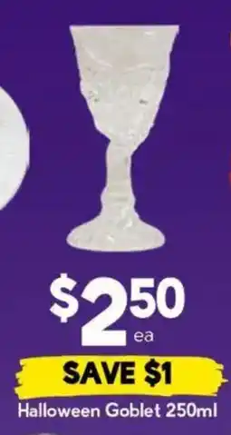 Drakes Halloween Goblet offer