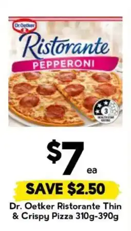Drakes Dr. Oetker Ristorante Thin & Crispy Pizza offer