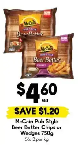Drakes McCain Pub Style Beer Batter Chips or Wedges offer