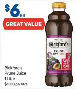 Foodland Bickford's Prune Juice offer