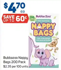 Foodland Bubba Zoo Nappy Bags offer