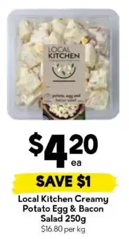 Drakes Local Kitchen Creamy Potato Egg & Bacon Salad offer