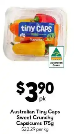 Drakes Australian Tiny Caps Sweet Crunchy Capsicums offer