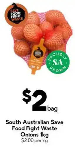 Drakes South Australian Save Food Fight Waste Onions offer