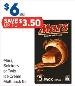 Foodland Mars Ice Cream offer