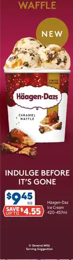 Foodland Häagen-Dazs Caramel Waffle offer