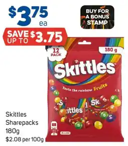 Foodland Skittles Sharepacks offer
