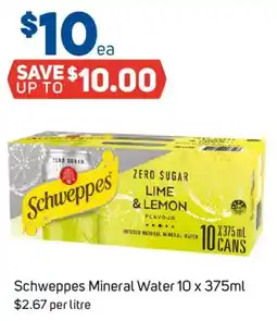 Foodland Schweppes Mineral Water offer