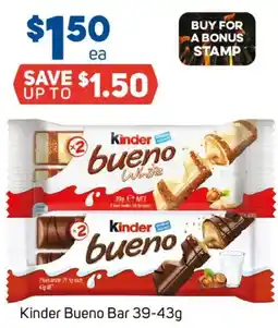 Foodland Kinder Bueno Bar offer