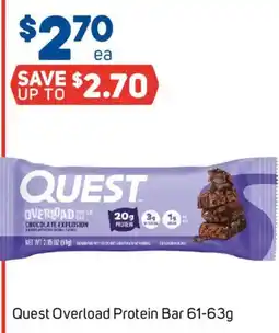 Foodland Quest Overload Protein Bar offer
