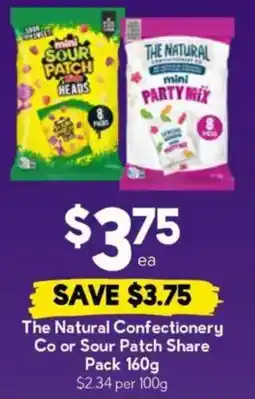 Drakes The Natural Confectionery Co or Sour Patch Share Pack offer