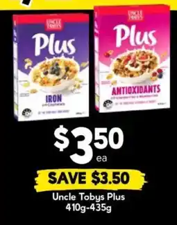 Drakes Uncle Tobys Plus offer