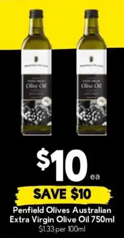 Drakes Penfield Olives Australian Extra Virgin Olive Oil offer