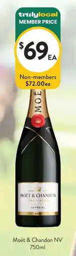 Foodworks Moët & Chandon NV offer