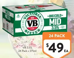Foodworks VB 3.5% Mid offer
