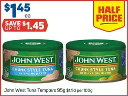 Foodland John West Tuna Tempters offer