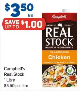 Foodland Campbell's Real Stock Chicken offer