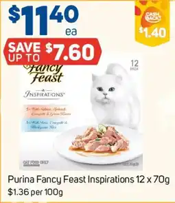 Foodland Purina Fancy Feast Inspirations offer