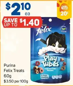 Foodland Purina Felix Treats offer