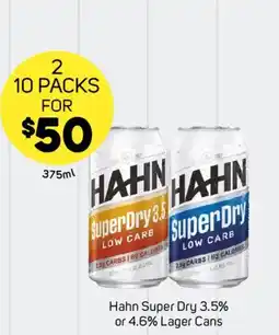 Foodland Hahn Super Dry Lager offer