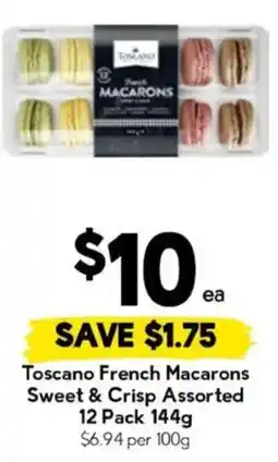 Drakes Toscano French Macarons Sweet & Crisp Assorted offer