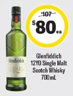 Liquorland Glenfiddich 12YO Single Malt Scotch Whisky offer