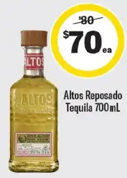 Liquorland Altos Reposado Tequila offer