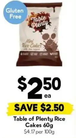 Drakes Table of Plenty Rice Cakes offer