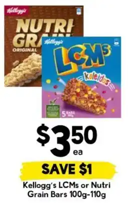 Drakes Kellogg's LCMs or Nutri Grain Bars offer