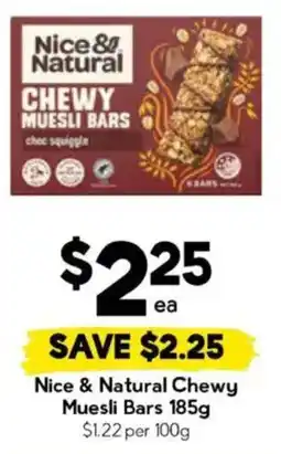 Drakes Nice & Natural Chewy Muesli Bars offer