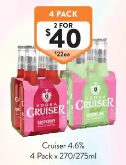 Foodworks Vodka Cruiser offer