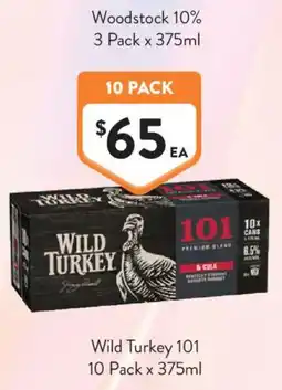 Foodworks Wild Turkey 101 offer