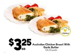 Drakes Australian Chicken Breast With Garlic Butter offer
