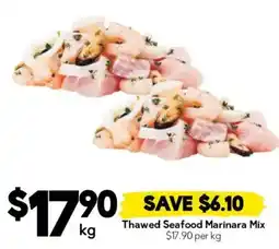 Drakes Thawed Seafood Marinara Mix offer
